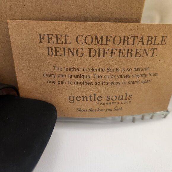 Gentle Souls Black Leather "Break My Park" Sandals. NIB. Size 5.5 - Picture 3 of 10